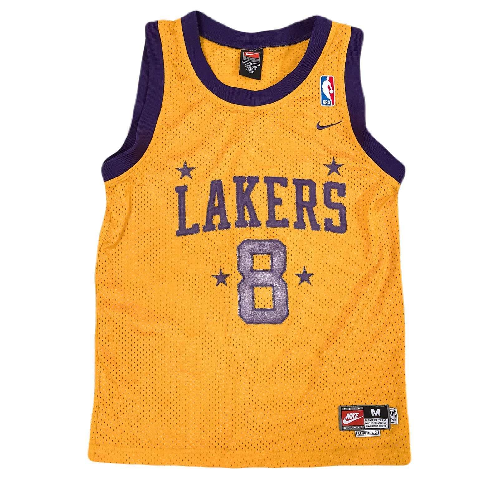 Kids Msize LAKERS BRYANT uniforms コービー ブライアント レイカーズ ユニフォーム 24041604