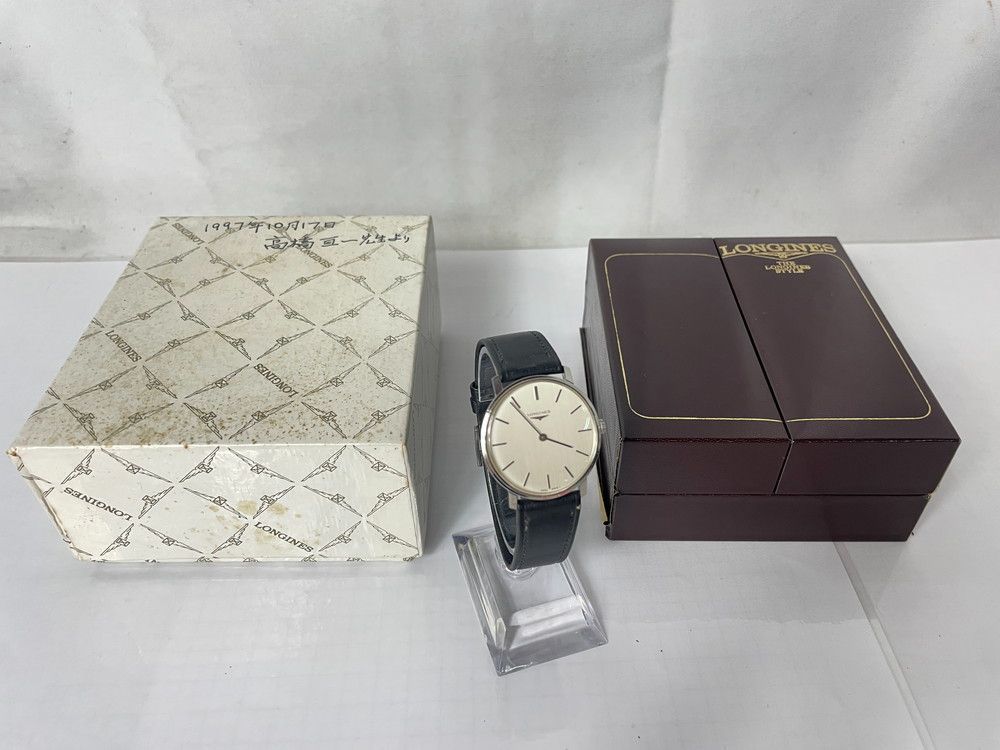LONGINES ロンジン メカニカル 手巻き シルバー 腕時計