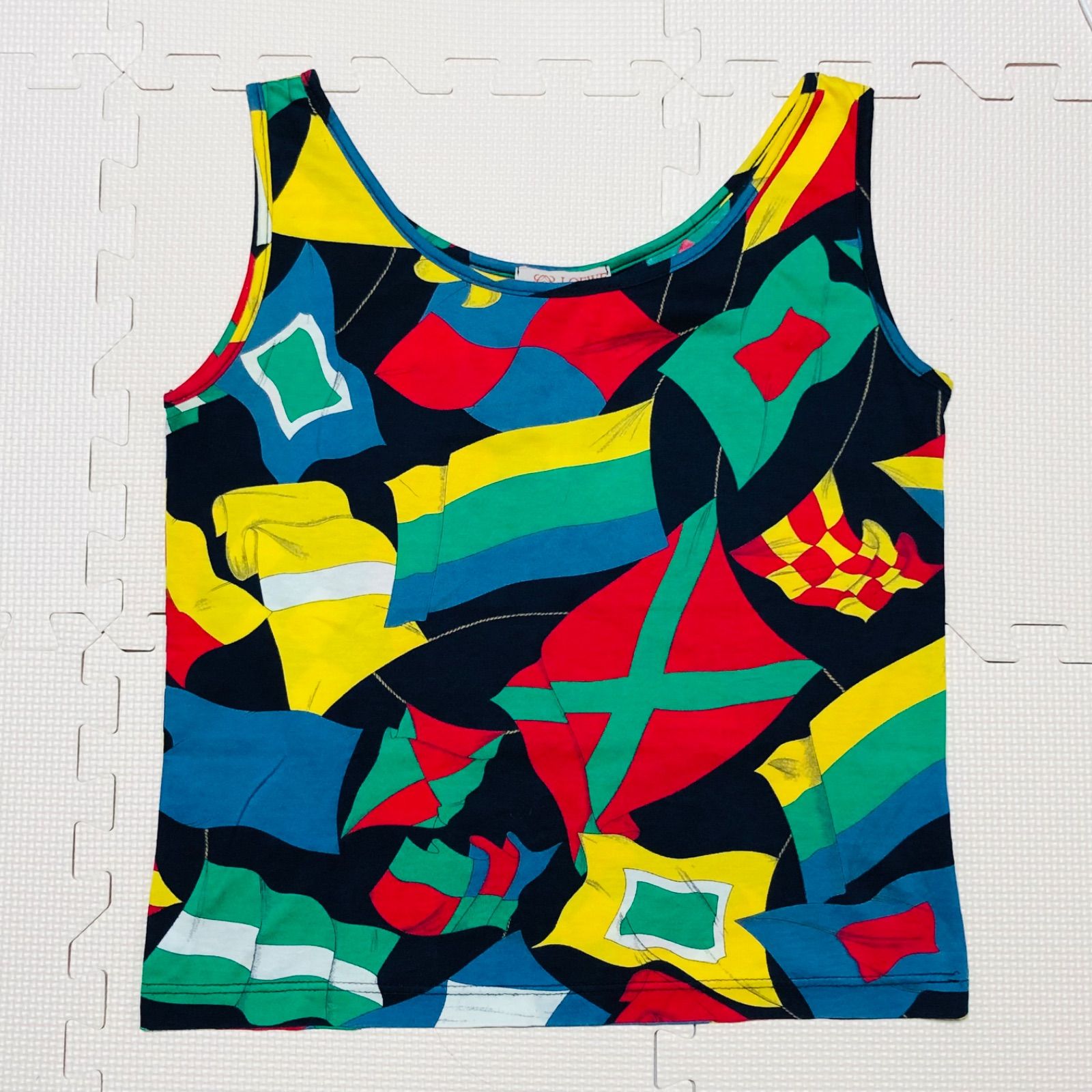 □極美品□希少□LOEWE ロエベ タンクトップ フラッグ 旗 アナグラム  