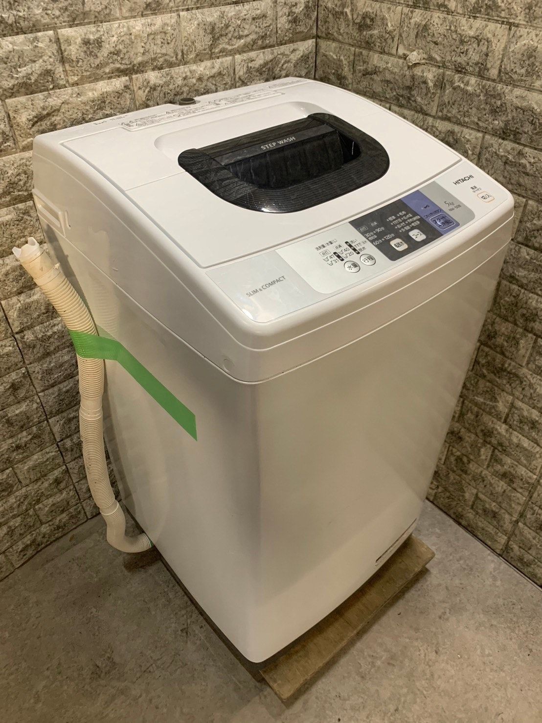 大阪送料無料☆3か月保障付き☆洗濯機☆2017年☆ヒタチ☆NW-50B☆5.0kg 
