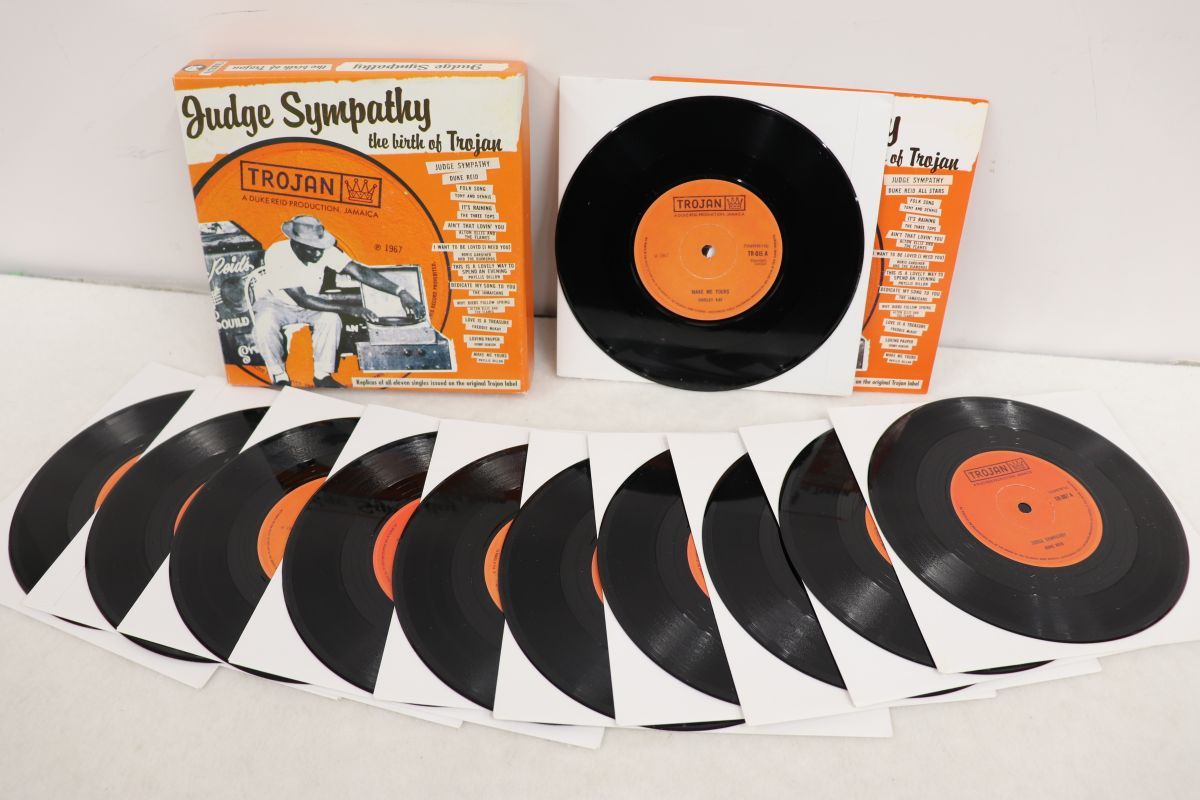 英11discs 7” Various Judge Sympathy - The Birth Of Trojan TJLBX376 TROJAN |00880