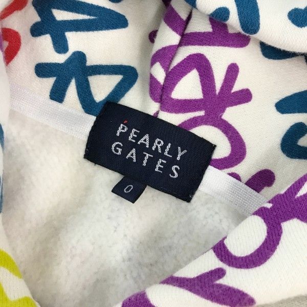 PEARLY GATES パーリーゲイツ 裏起毛 スウェット ジップパーカー