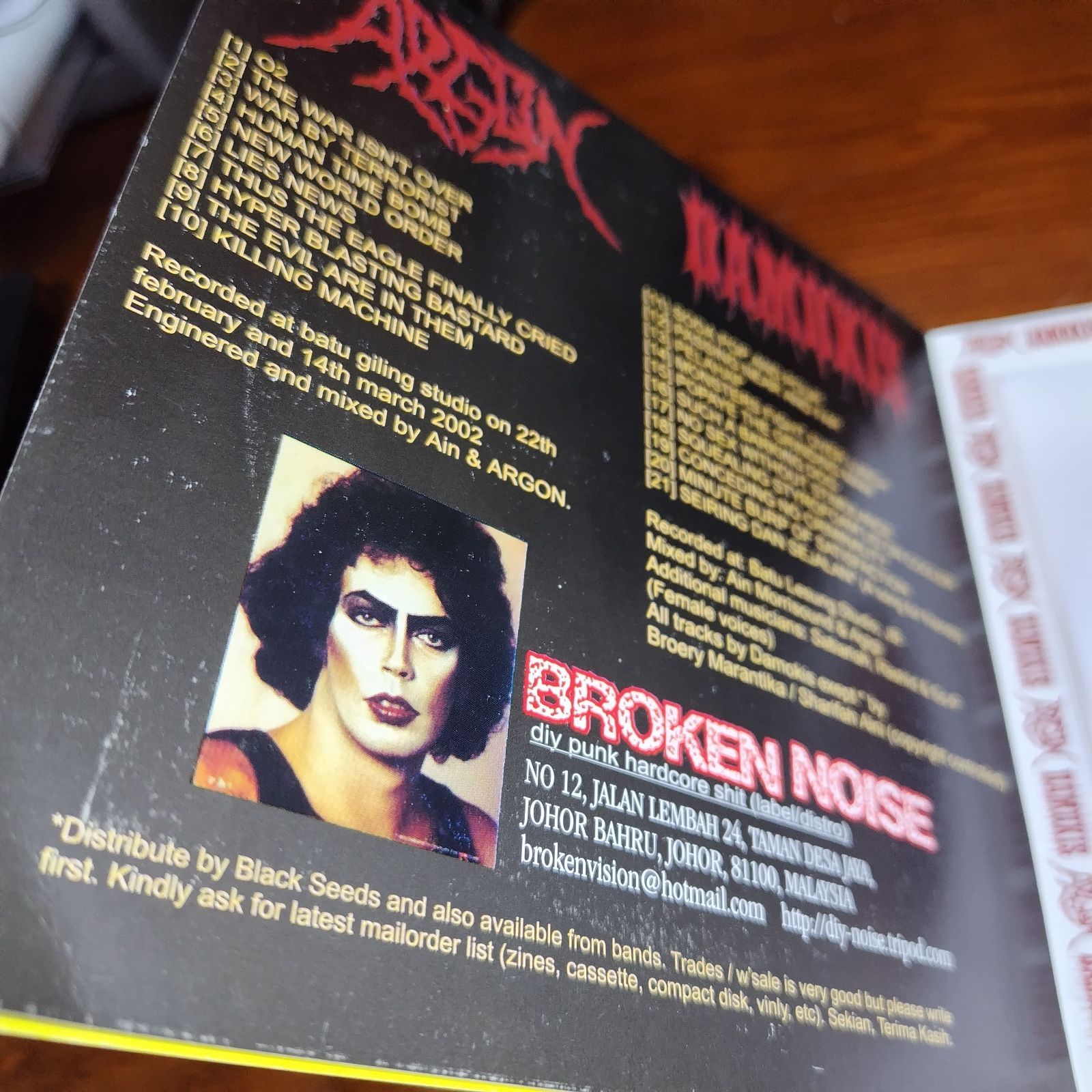ARGON／DAMOKIS「HYPER BLASTING BASTARD／SEIRING DAN SEJALAN