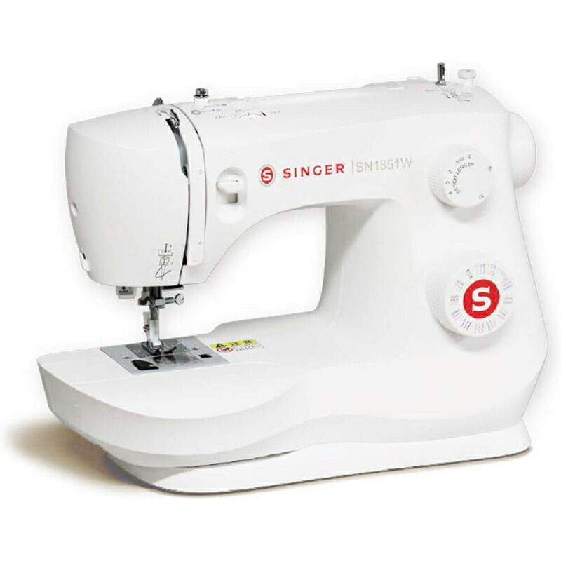メーカー シンガー SINGER 電動ミシン フットコントローラー標準装備 ホワイト SN1851W