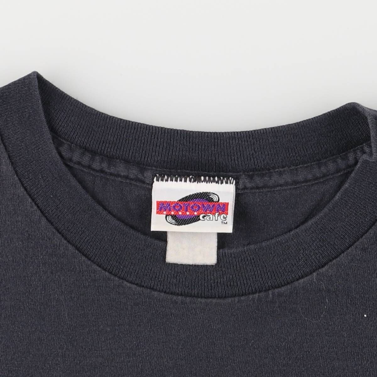 古着 90年代 MOTOWN CAFE モータウンカフェ アドバタイジングTシャツ 