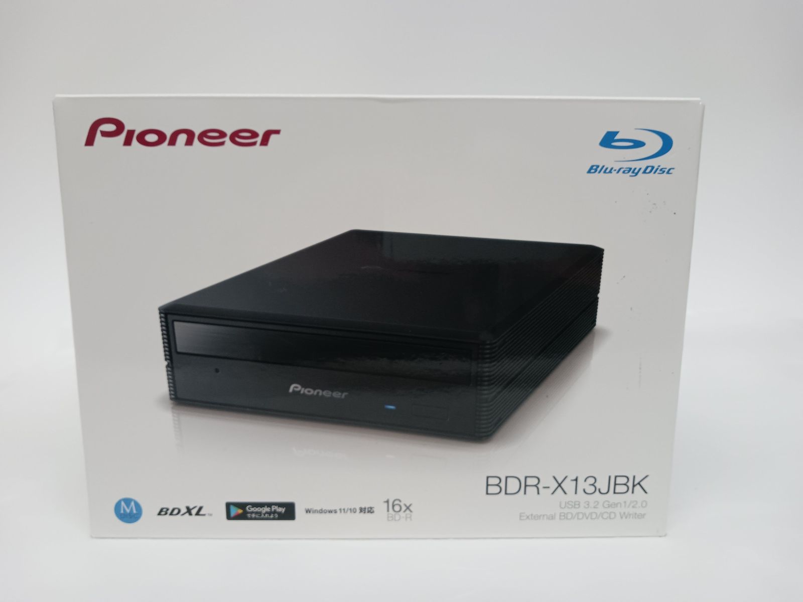 新品 Pioneer BDR-X13J-S 外付けBlu-rayドライブ パイオニアの外付けBD