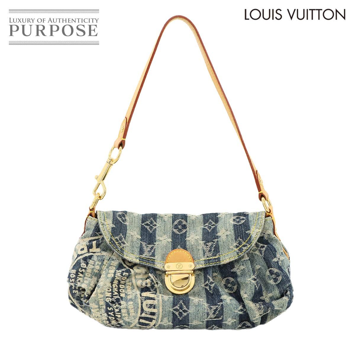 新品同様 ルイ ヴィトン LOUIS VUITTON モノグラム デニム ミニ  