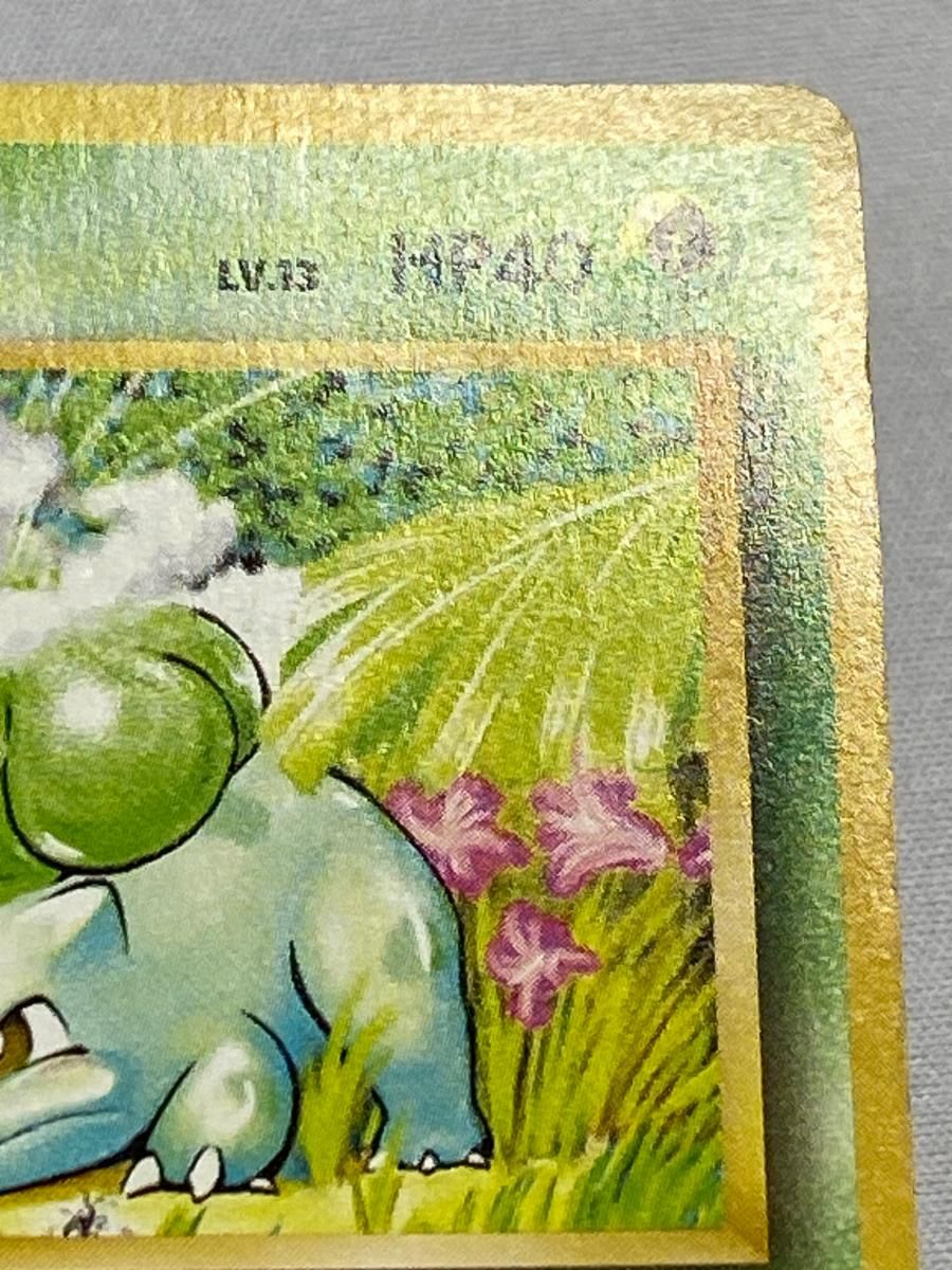 フシギダネ LV.13(第1弾初版・マーク無し) [旧裏面] No.001 傷有り