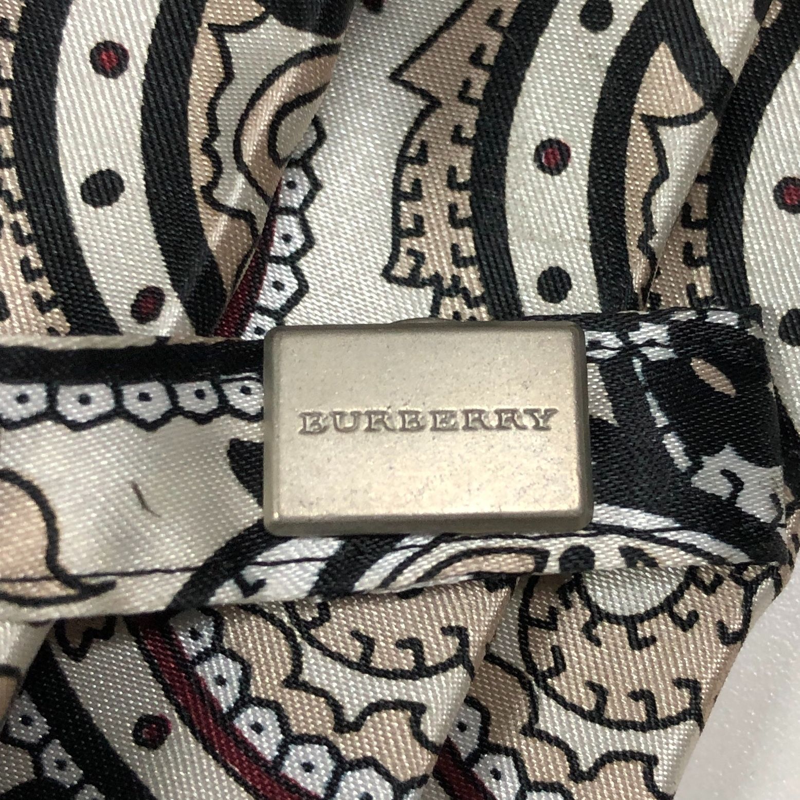 【新品未使用】BURBERRY バーバリー 長傘60cm カバー付き 新品】 傘 シンプル スリム 軽量 無地 ブランドロゴ 60サイズ