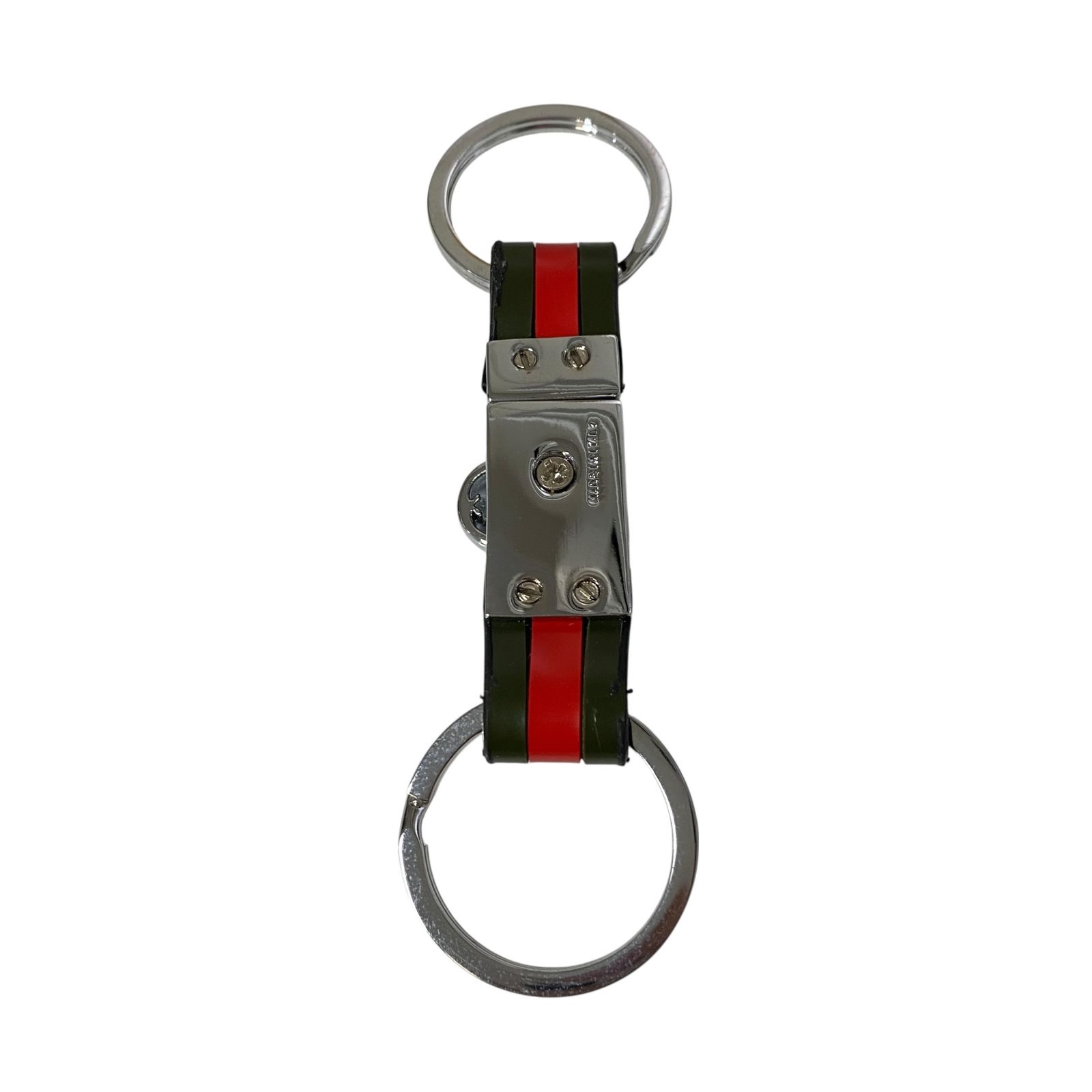 【未使用】GUCCI グッチ シェリーライン レザー キーホルダーキーリング GUCCI - □新品□未使用□ GUCCI グッチ インターロッキングG