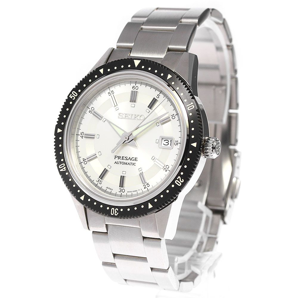 値下 セイコー SEIKO 6R35-00J0 プレサージュ デイト 自動巻き メンズ