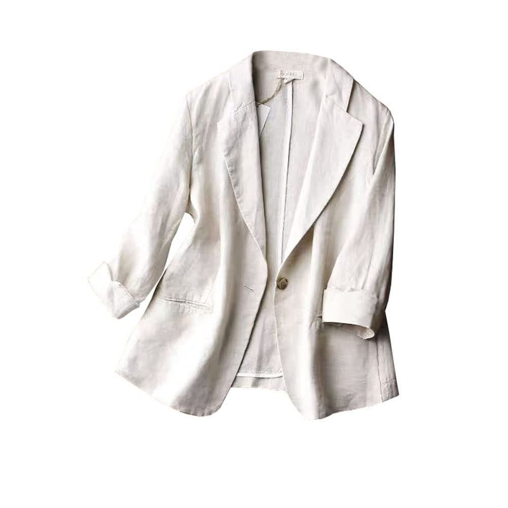 新着商品】テーラードジャケット レディース リネン スーツ 薄手