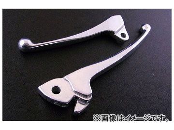 2輪 アルバ 左右ブレーキレバー（シルバー） 品番：BL-001-004-SL JAN：4560261227760 ヤマハ ジョグ/C/ZRエボリューション CV50/R/A/ZR 5KN/5PT
