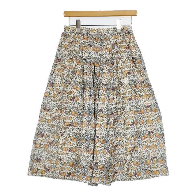 【美品】　YAECA リバティー柄タックキュロット yaeca リバティ タックキュロット スカート