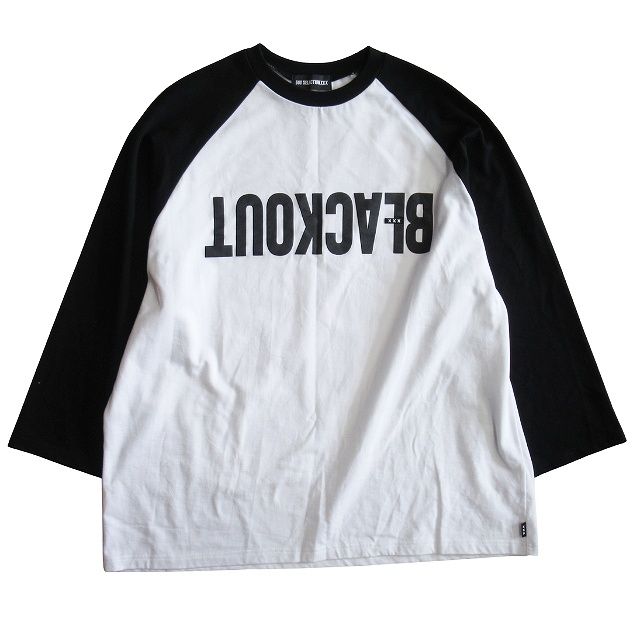 極美品 24ss ゴッドセレクション GOD SELECTION XXX RAGLAN SLEEVE T-SHIRT ラグランスリーブ Tシャツ 長袖  BLACKOUT ロゴ プリント カットソー XL 白 ホワイト 黒 ブラック/□E21/メンズ - メルカリ