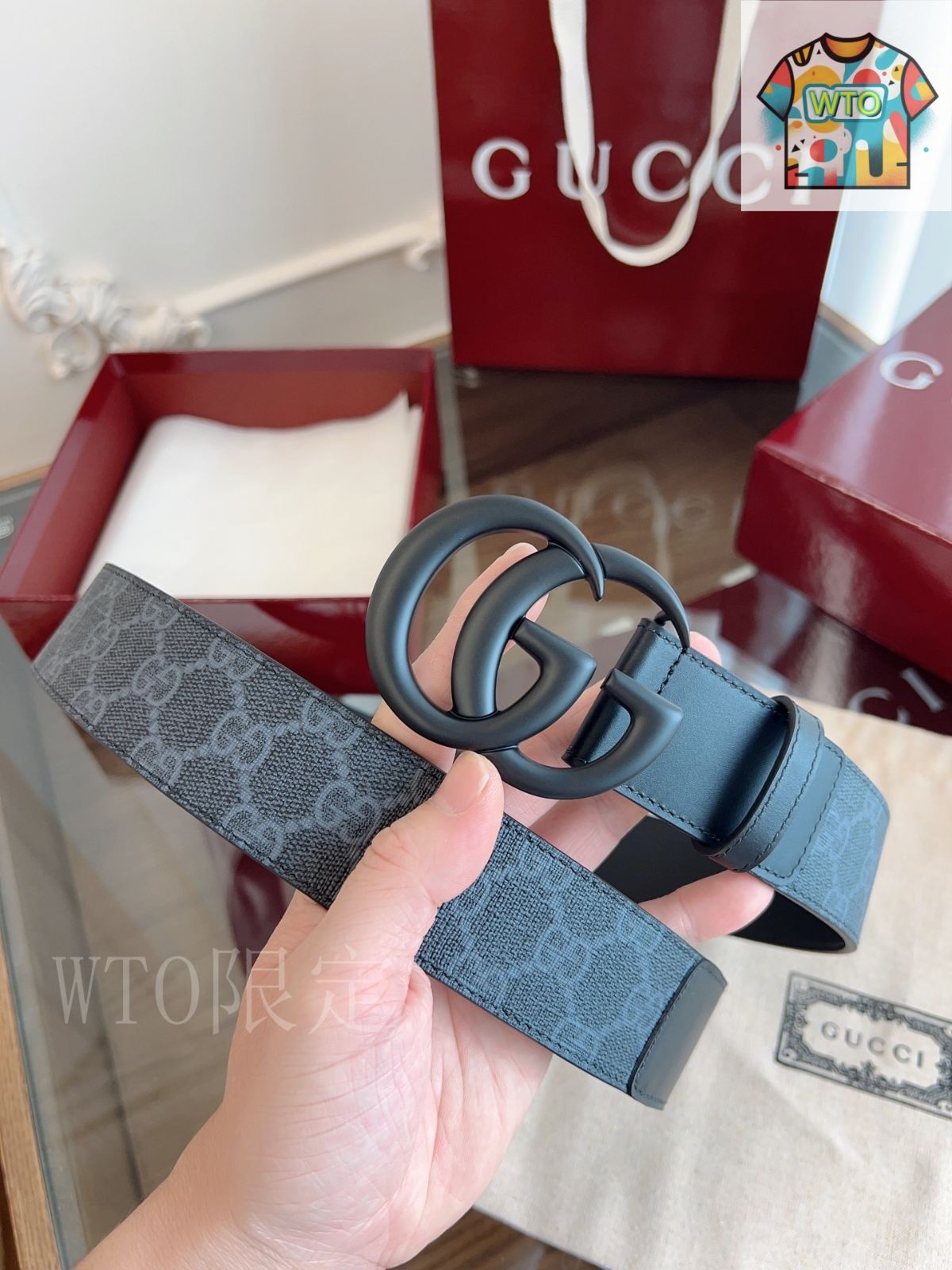 GUCCI グッチ レザーベルト 今日特価】GUCCI グッチ レザーベルト-2 - メルカリ