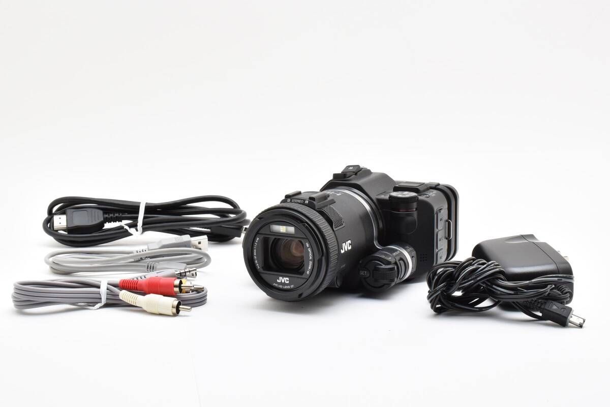 ☆極上品☆JVC GC-P100-B ハイビジョンメモリームービー ビデオカメラ