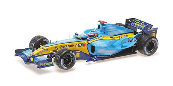 新品 MINICHAMPS 1/18 ルノー F1 チーム R25 フェルナンド･アロンソ バーレーンGP2005 ウィナー 完成品ミニカー 117050305 [佐川急便]