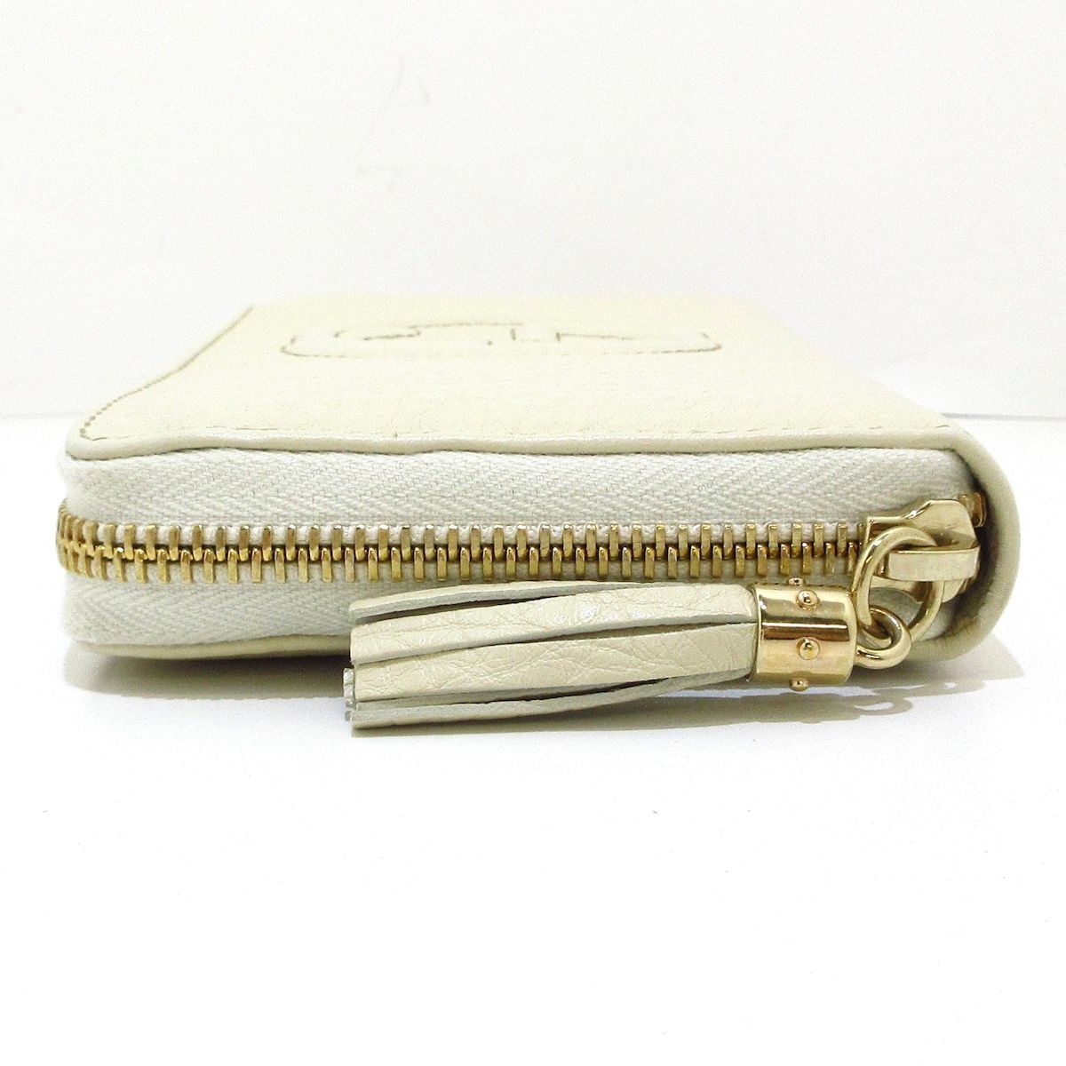 GUCCI(グッチ) 長財布美品 ソーホー 308004 アイボリー ラウンド