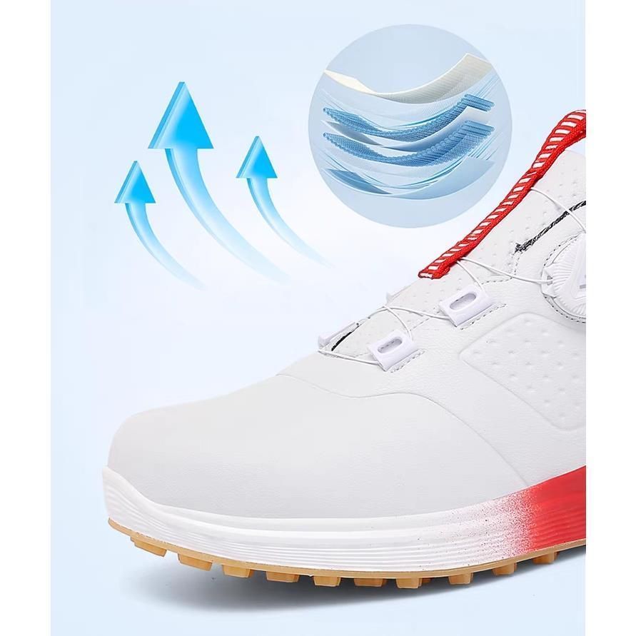 ゴルフシューズ メンズ 軽量 レディース 厚底 歩きやすい ゴルフ用