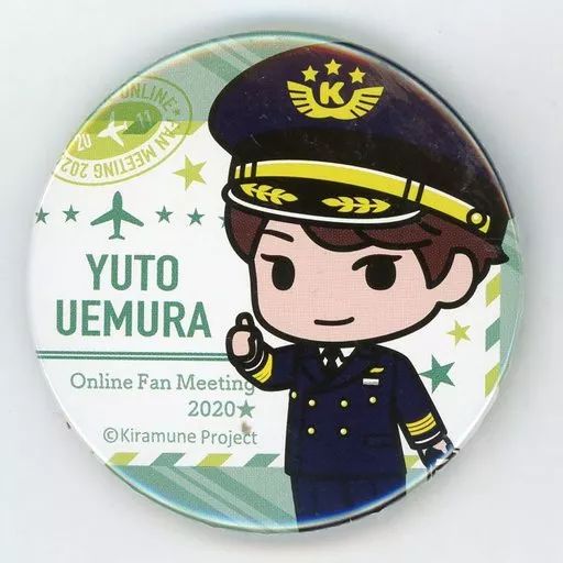 中古】バッジ・ピンズ 上村祐翔(SparQlew)/パイロット 缶バッジ
