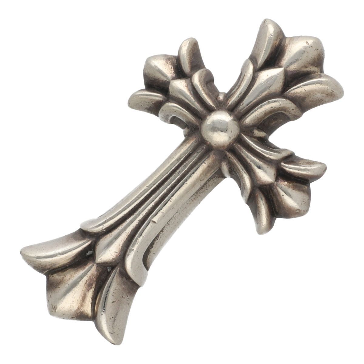 中古】 CHROME HEARTS クロムハーツ ダブルCHクロス スモール SV925 