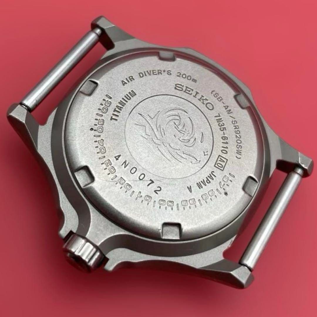 SEIKO チタン製ダイバーズウォッチ 7N35-6110 フェイスのみ セイコー