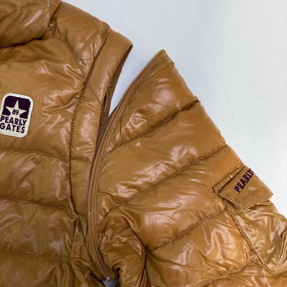 サイズ：0 PEARLY GATES パーリーゲイツ 2WAY ダウンジャケット