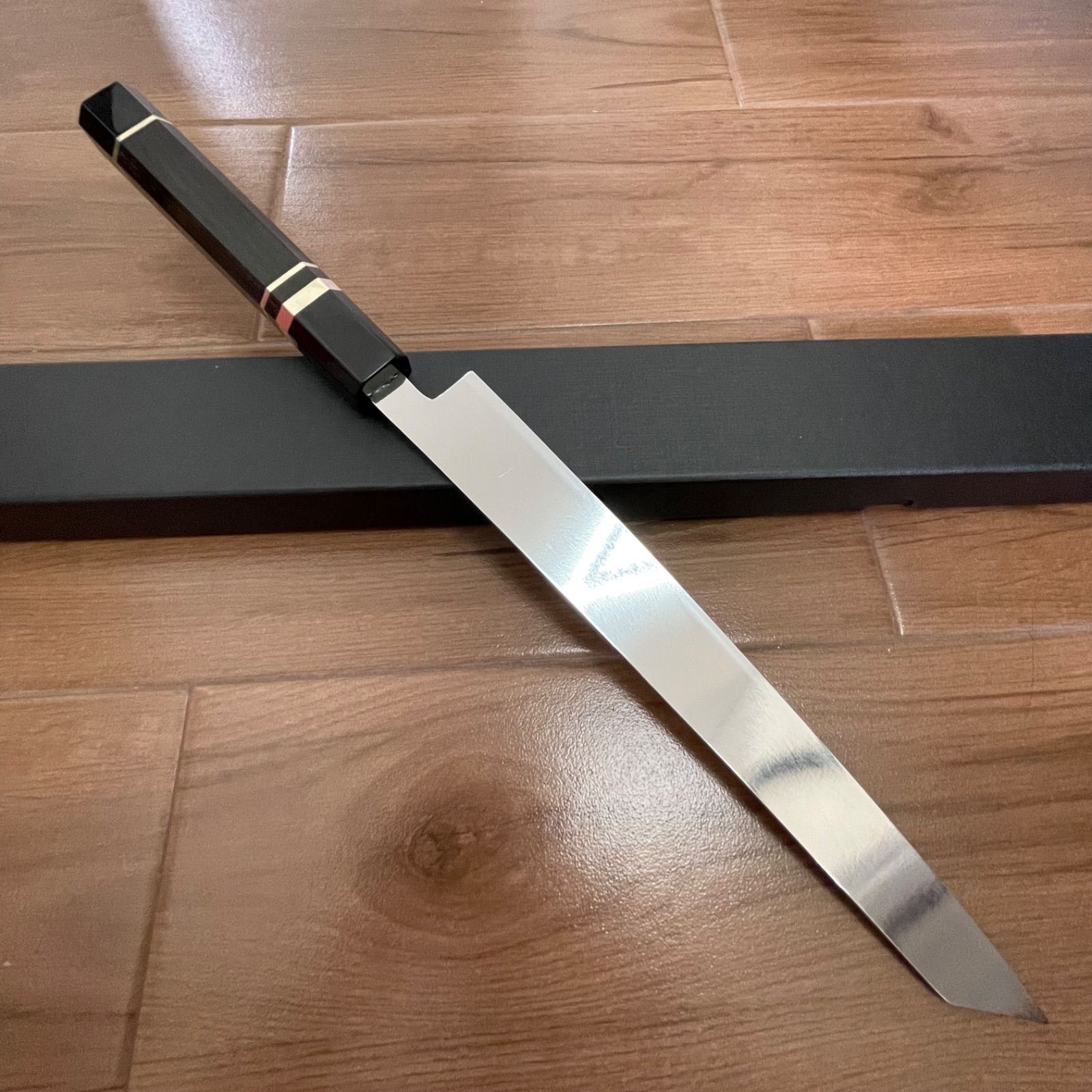 付切 9寸 V金10号 刺身包丁 和包丁牛刀 HRC61 檀木八角柄 270mm