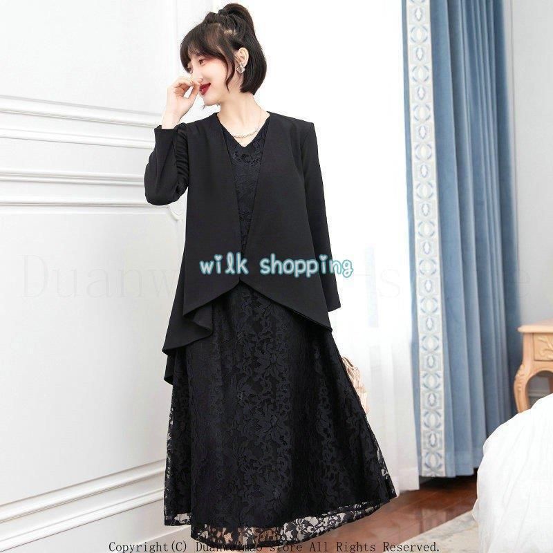 パーティードレス ボレロ ジャケット 二点セット 顔合わせ