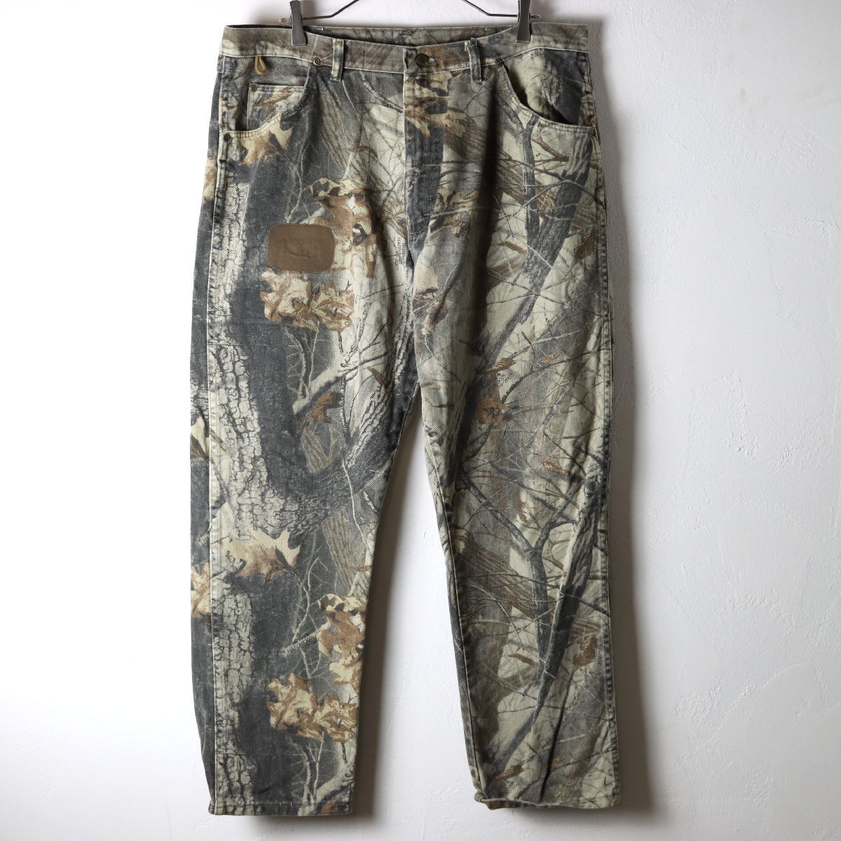 Wrangler リアルツリーパンツ Wrangler リアルツリーダブルニーデニム | CUSTOM FEVER