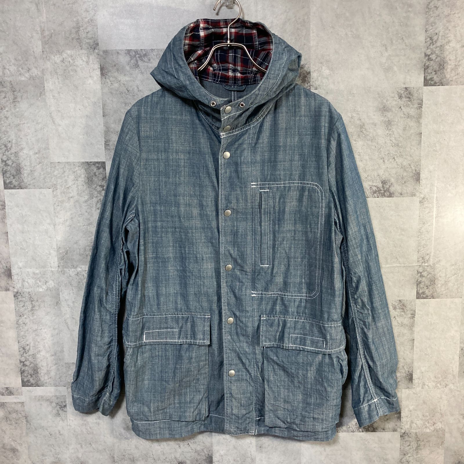 田中オム コムデギャルソンオム マウンテンパーカー COMME des GARCONS HOMME ストライプマウンテンパーカー