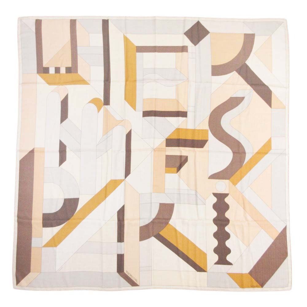 新品同様 HERMES エルメス カレ140 カシシル PERSPECTIVE
