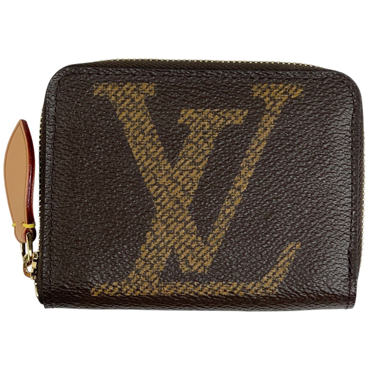 ルイ ヴィトン Louis Vuitton ジッピー コインパース カードケース ラウンドファスナー コインケース モノグラムジャイアント ブラウン M69354 レディース