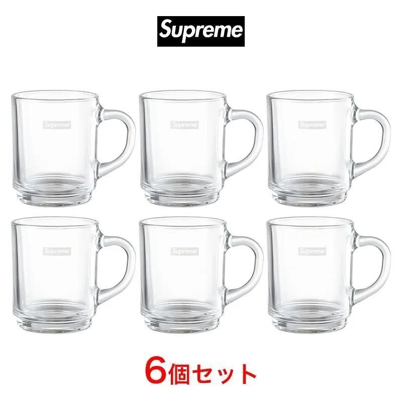 6個セット】Supreme Duralex Glass Mug シュプリーム