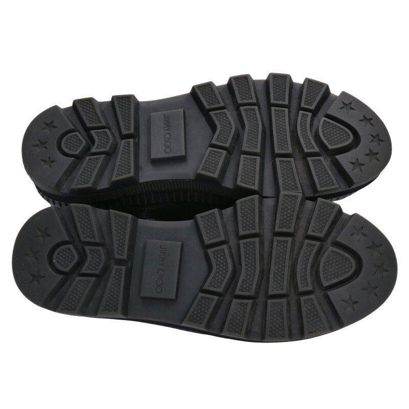 ジミーチュウ キャンバス/レザーサイドジップブーツ メンズ 42 - メルカリ 