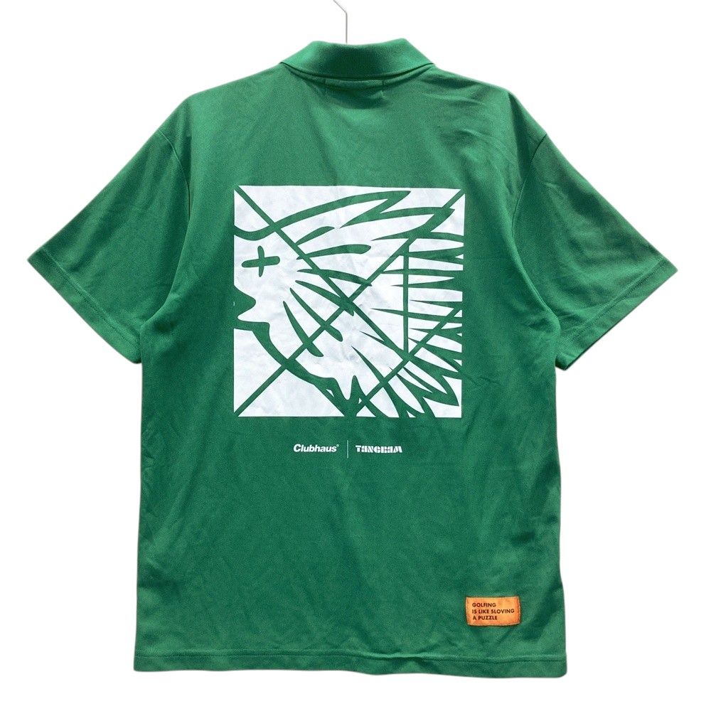 タングラム tangram ポロシャツ XLサイズ グリーン タングラム tangram