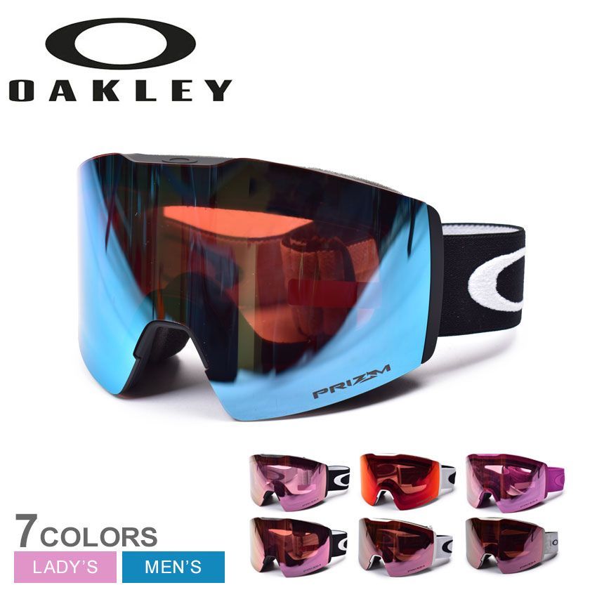オークリー ゴーグル 7103 レディース メンズ フォール ライン M スノー ゴーグル OAKLEY カラー:01.ブラック×サファイア 品番：3501-0007