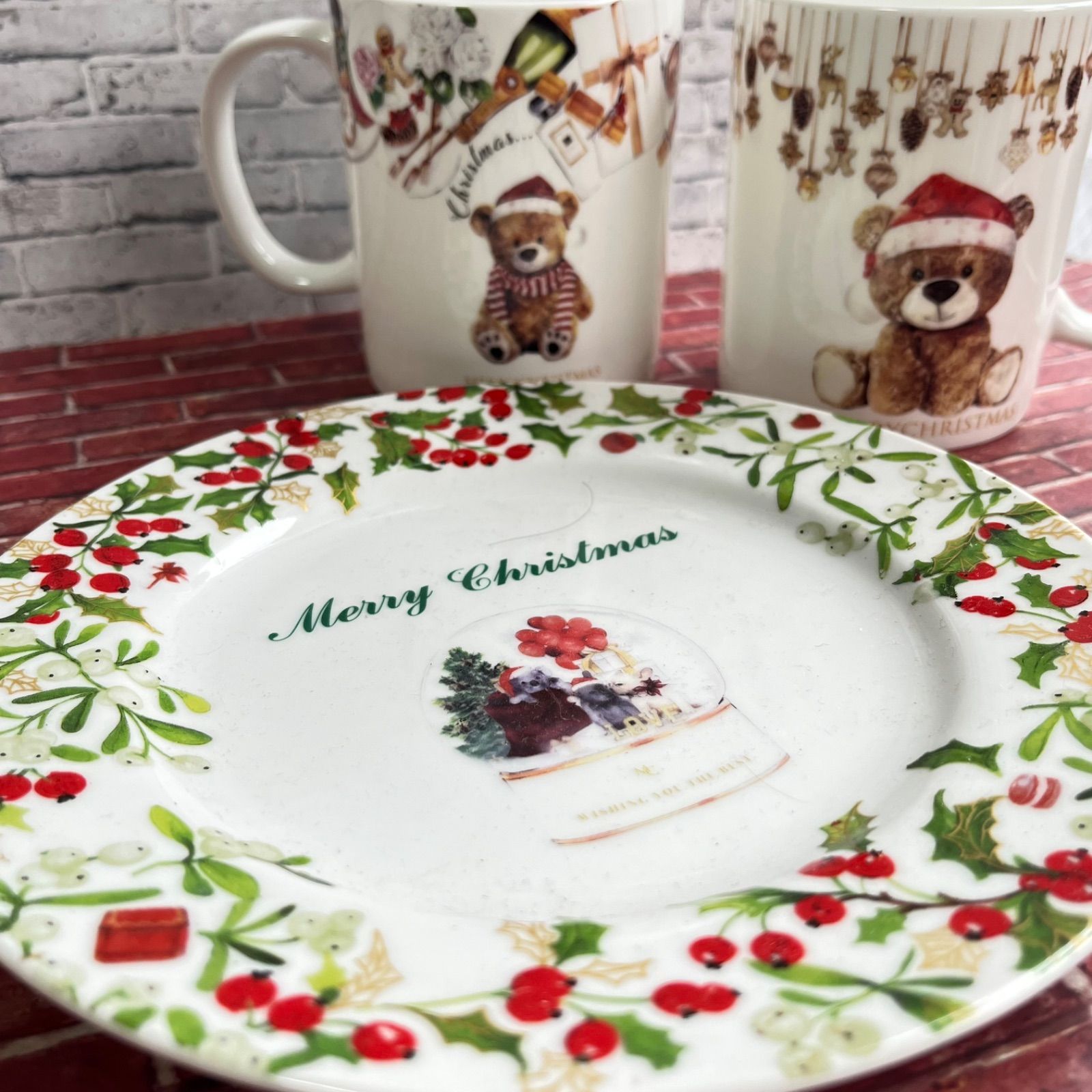 ハンドメイド ポーセラーツ クリスマス セット