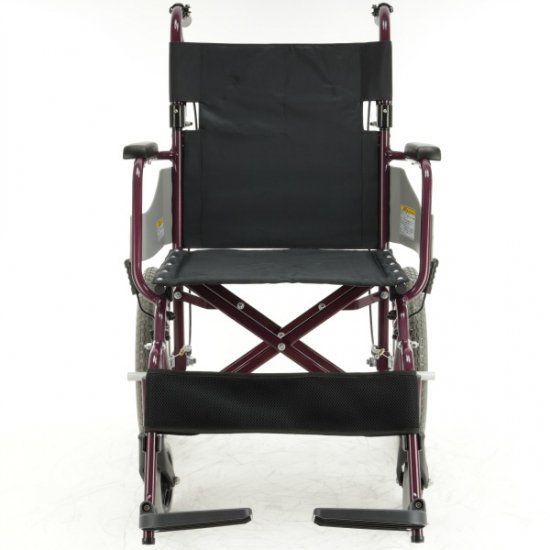 カドクラ車椅子 介助式 軽量 コンパクト アカシア パープル H201-PL M