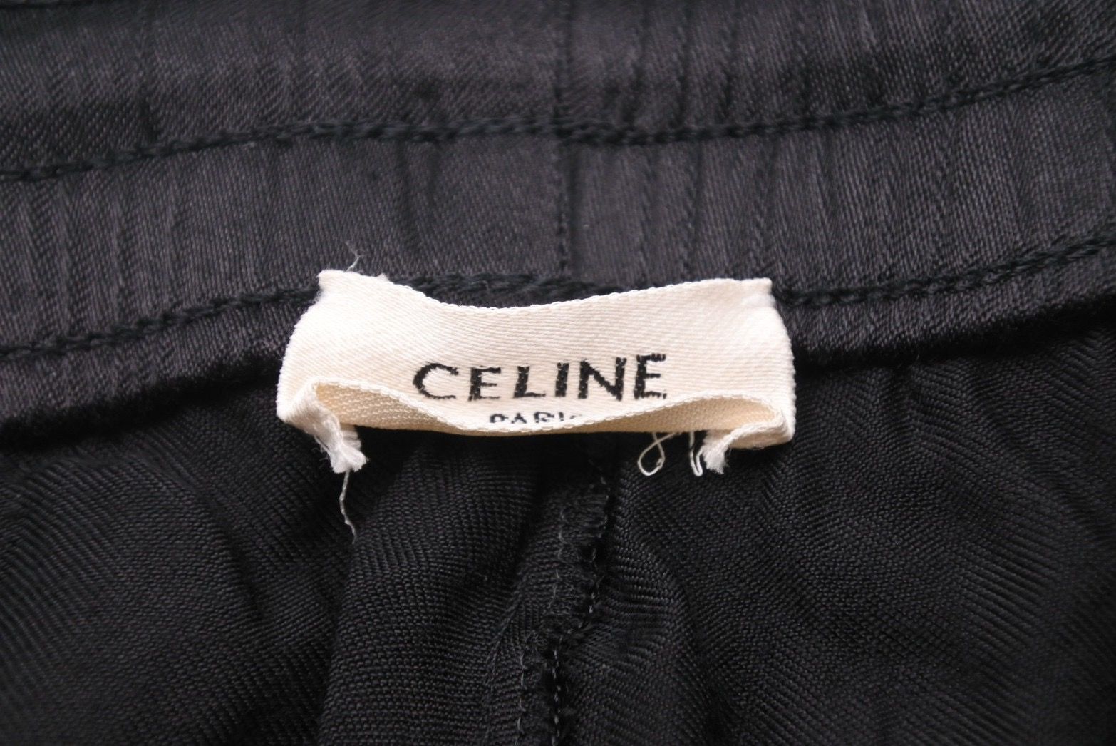 CELINE(セリーヌ)ロゴ アスレチックサテンショートショートパンツ