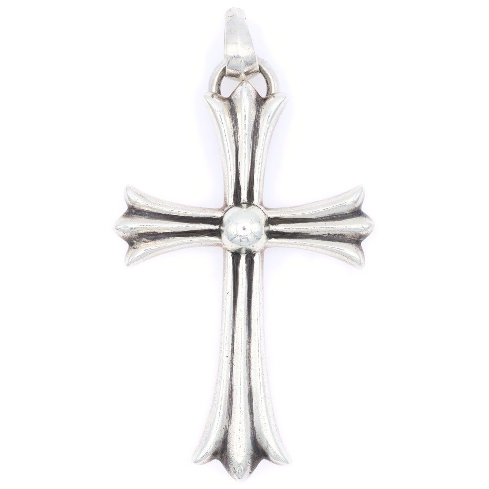 CHROME HEARTS クロムハーツ CH CRS LG W|BALE Wベイル ラージCHクロスペンダントトップ シルバー BCA215