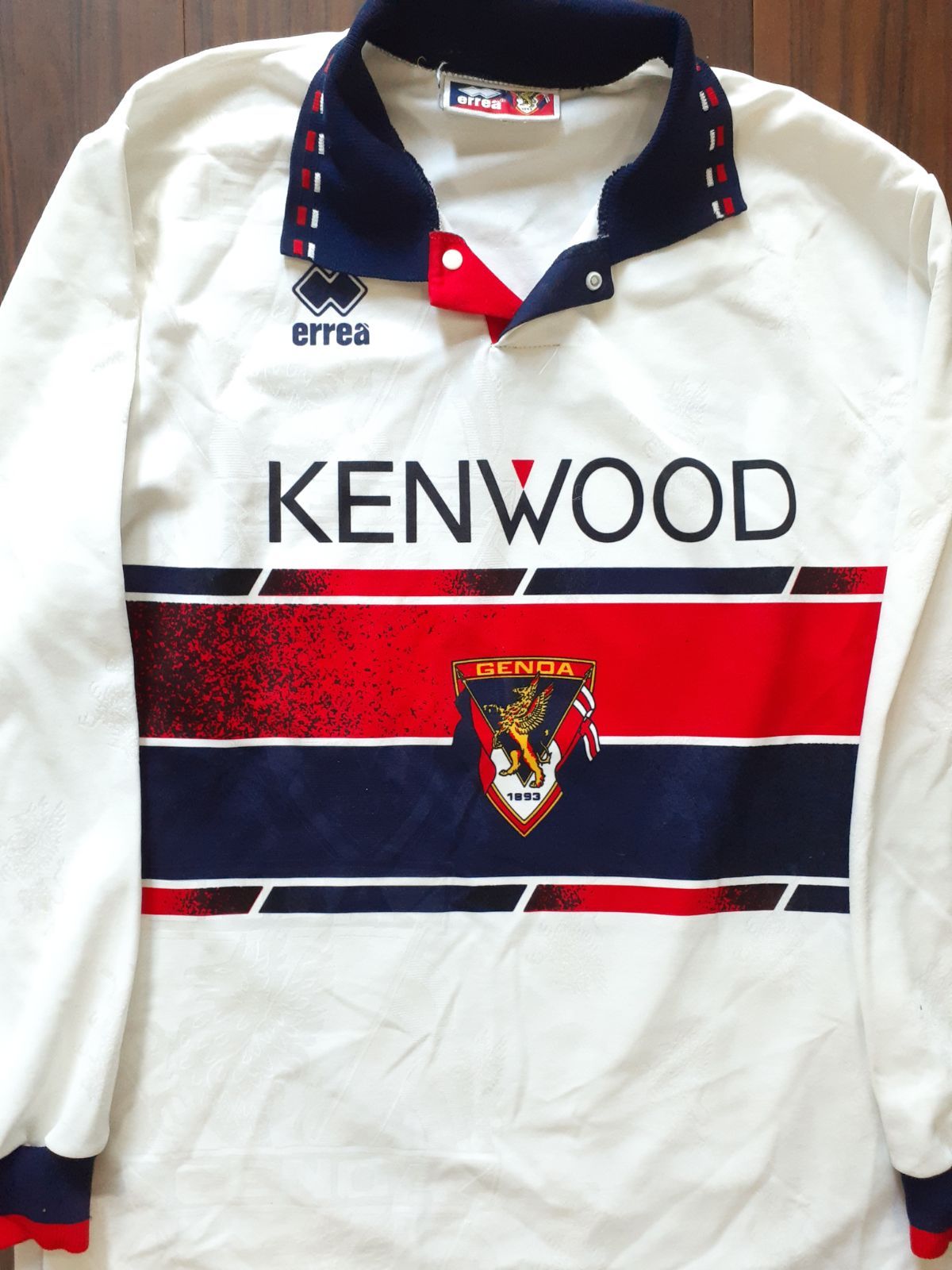 ジェノア アウェイ errea KENWOOD サッカーウェア