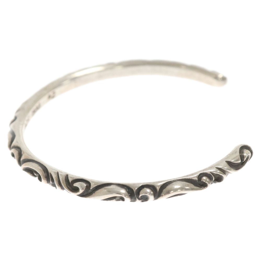 新品同様Chrome Hearts スクロールバンド バングル ブレスレット CHROME HEARTS クロムハーツ（原本有） BANGLE SCROLL