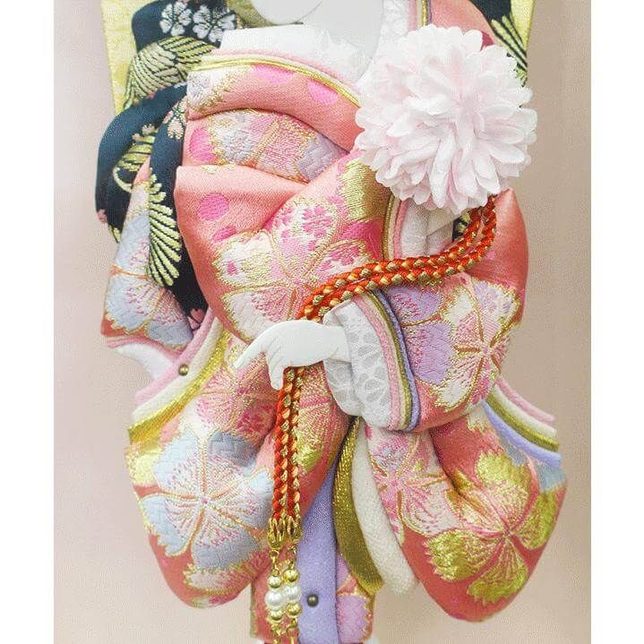 春澪羽子板 ピンクパノラマケース飾り