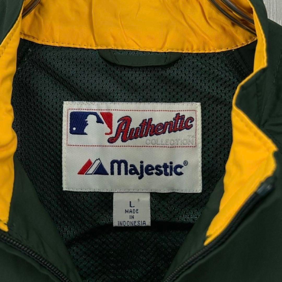  Majestic マジェスティック アスレチックス ハーフジップ ジャケット コート ジャケット ウェア