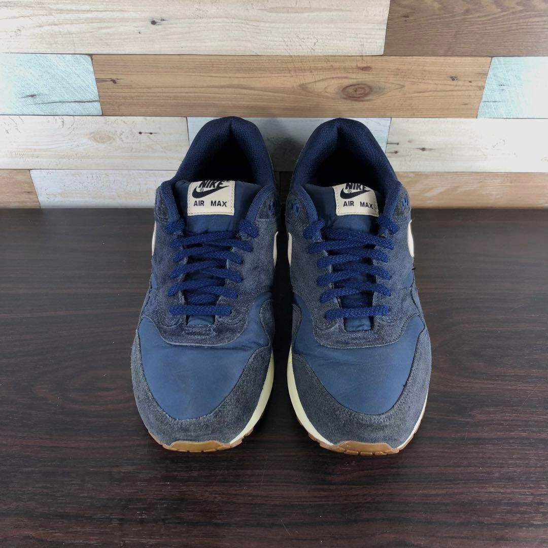 極美品★NIKE airmax1 エアマックス1 28.5 28.0 ネイビー NIKE AIR MAX 1 ESSENTIAL ナイキ エアマックス 1