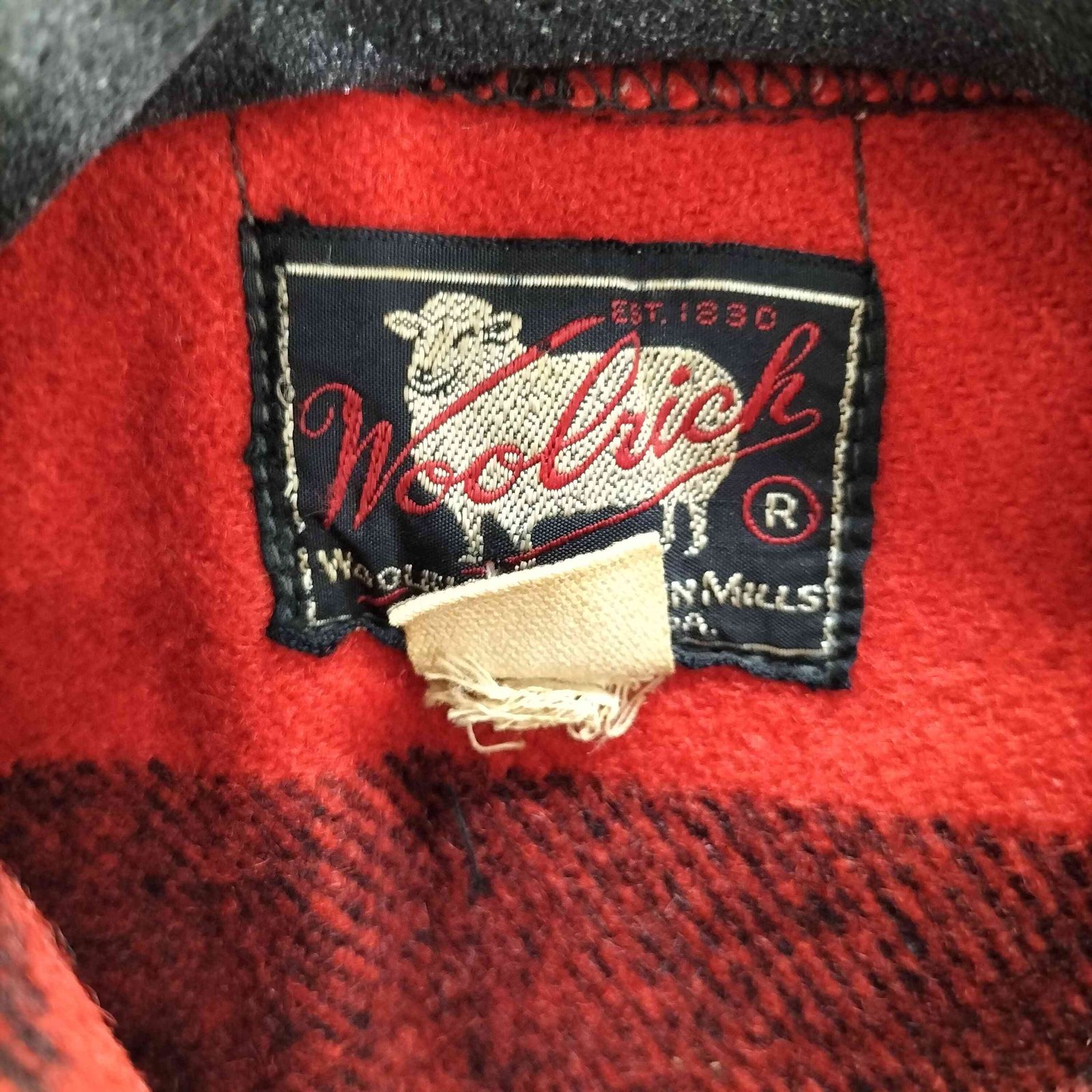 ウールリッチ WOOLRICH 50s TALONジップ バッファローチェック