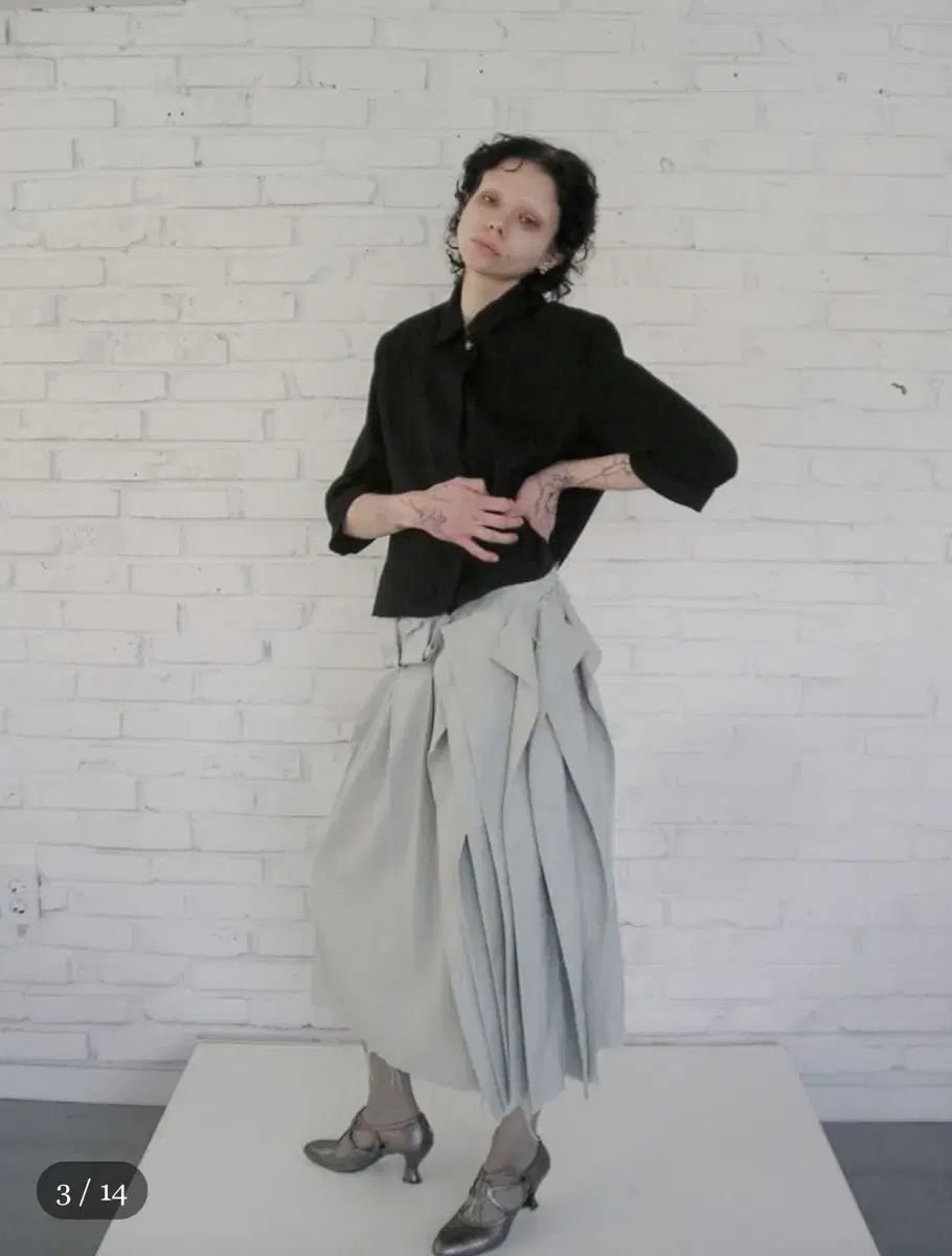 風変わりな プリーツ