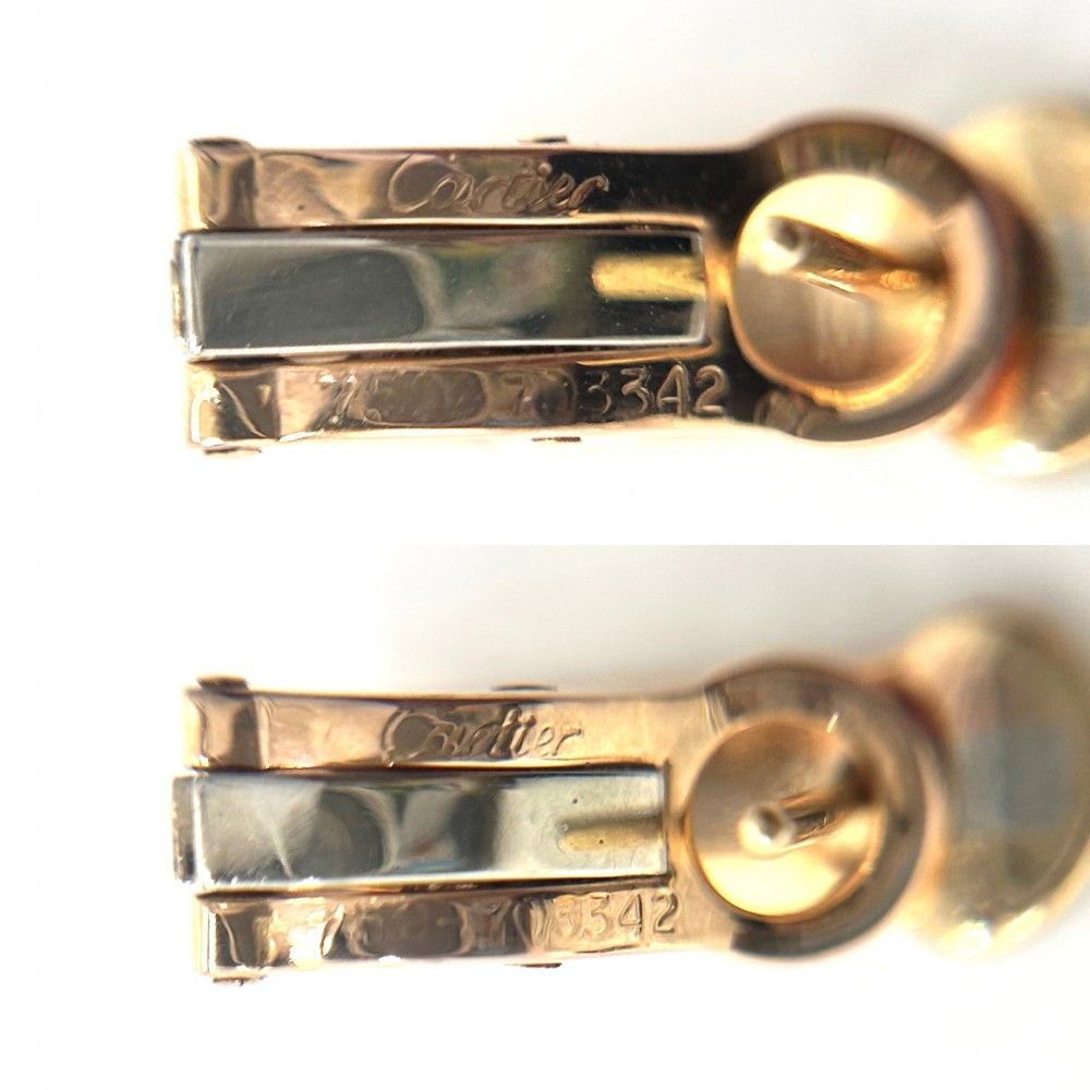 カルティエ ピアス レディース 2C スリーカラー ジュエリー  